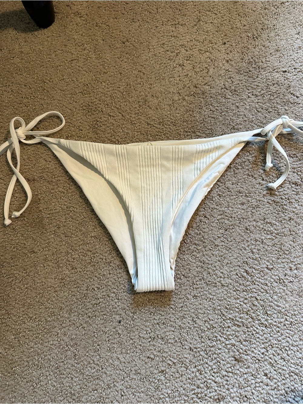 NWOT L*space ribbed bikini bottoms cream - Picture 2 of 4